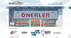 Desktop Screenshot of onerlerotomotiv.net
